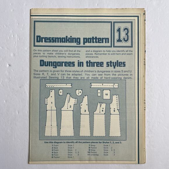 Vintage Designer Sewing Patterns Uncut Lot Of 4 Jeans Dresses Jackets Dungarees - Picture 8 of 9